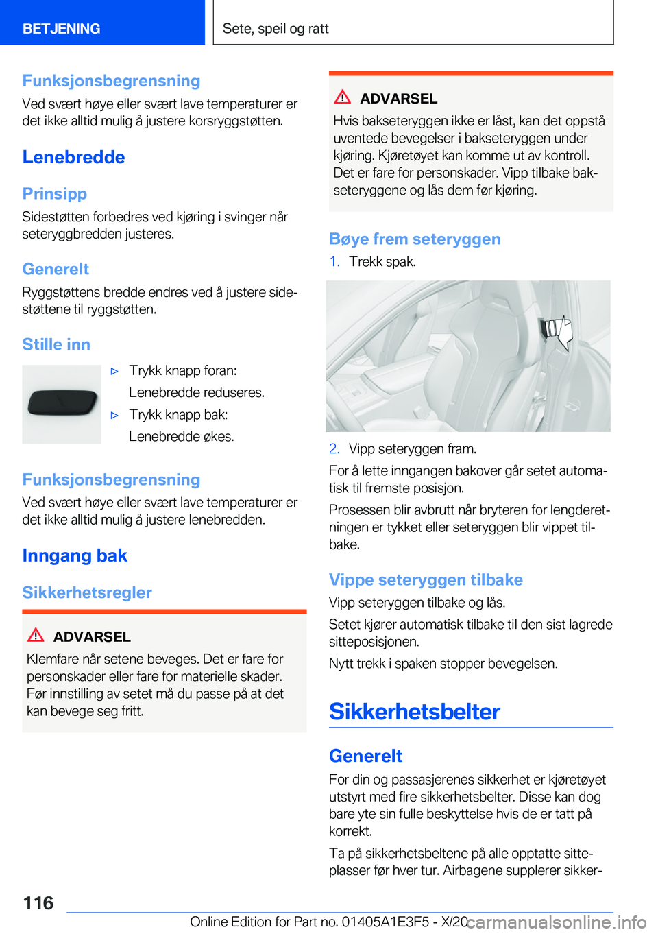 BMW M4 2021  InstruksjonsbØker (in Norwegian) �F�u�n�k�s�j�o�n�s�b�e�g�r�e�n�s�n�i�n�g
�V�e�d��s�v�æ�r�t��h�