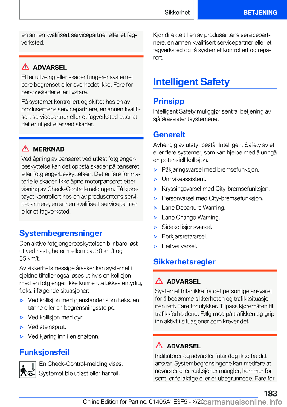 BMW M4 2021  InstruksjonsbØker (in Norwegian) �e�n��a�n�n�e�n��k�v�a�l�i�f�i�s�e�r�t��s�e�r�v�i�c�e�p�a�r�t�n�e�r��e�l�l�e�r��e�t��f�a�gj
�v�e�r�k�s�t�e�d�.
�A�D�V�A�R�S�E�L
�E�t�t�e�r��u�t�l�