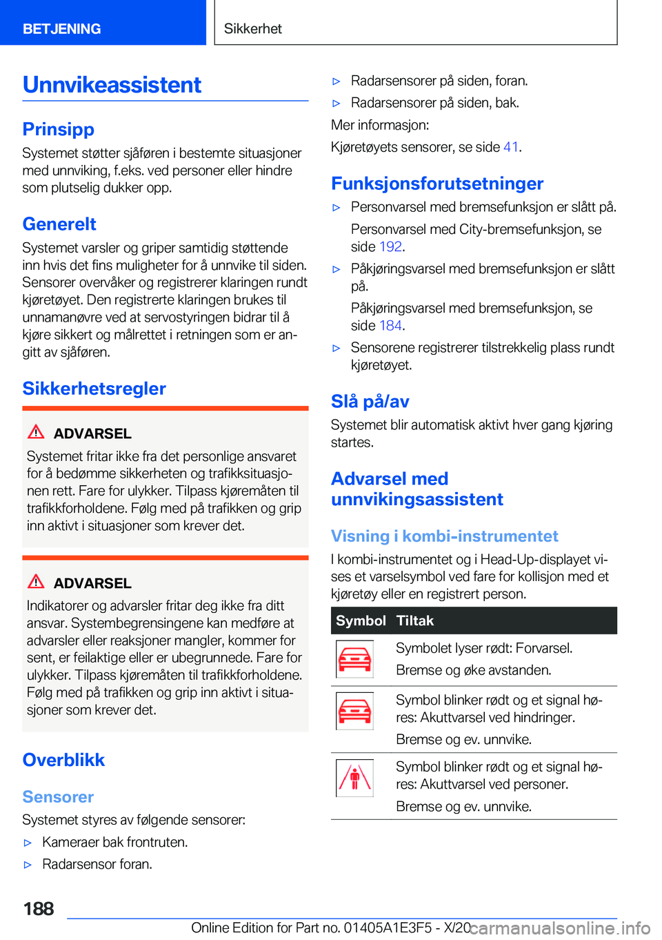 BMW M4 2021  InstruksjonsbØker (in Norwegian) �U�n�n�v�i�k�e�a�s�s�i�s�t�e�n�t
�P�r�i�n�s�i�p�p
�S�y�s�t�e�m�e�t��s�t�