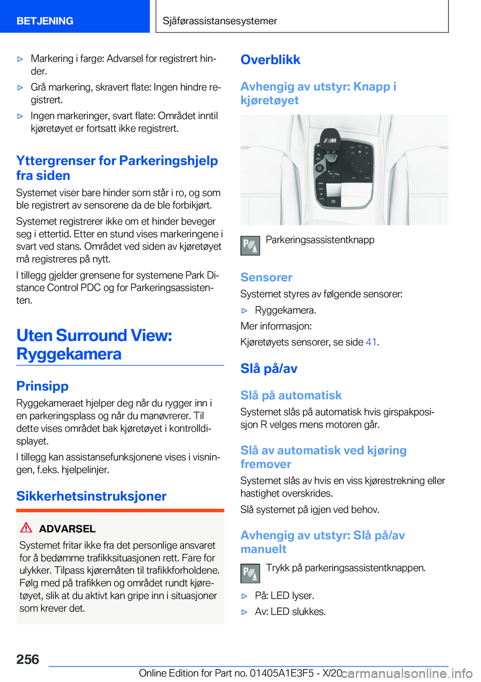 BMW M4 2021  InstruksjonsbØker (in Norwegian) 'x�M�a�r�k�e�r�i�n�g��i��f�a�r�g�e�:��A�d�v�a�r�s�e�l��f�o�r��r�e�g�i�s�t�r�e�r�t��h�i�nj
�d�e�r�.'x�G�r�å��m�a�r�k�e�r�i�n�g�,��s�k�r�a�v�e�r�t��f�l�a�t�e�:��I�n�g�e�n��h�i�n�d�r