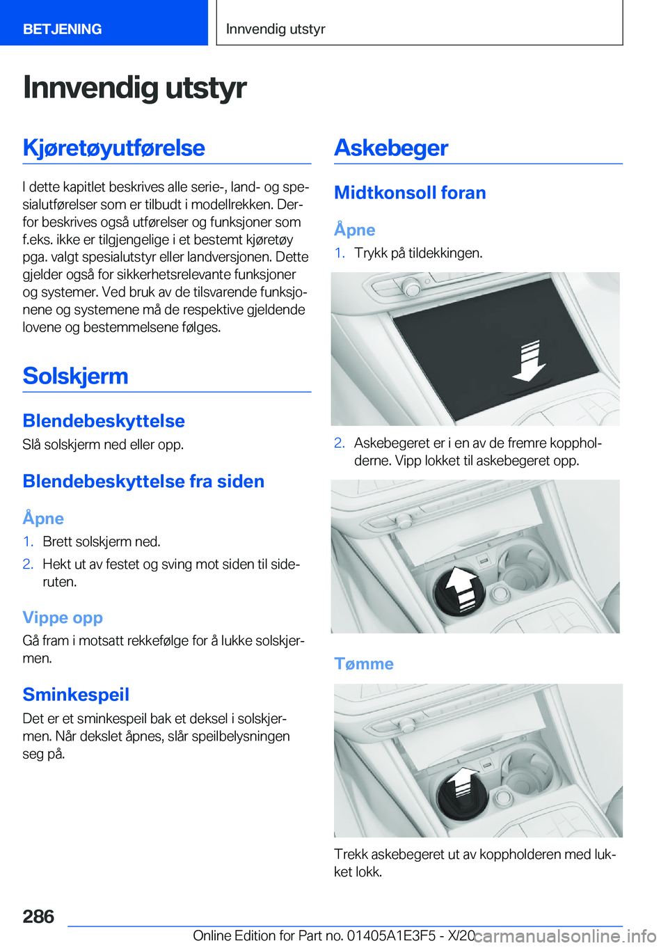 BMW M4 2021  InstruksjonsbØker (in Norwegian) �I�n�n�v�e�n�d�i�g��u�t�s�t�y�r�K�j�