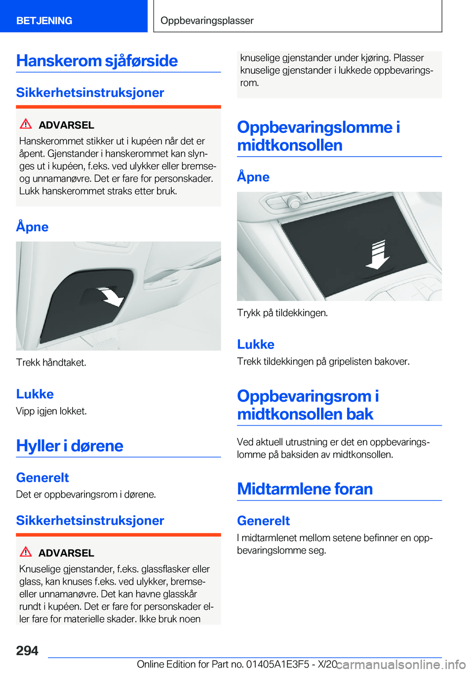 BMW M4 2021  InstruksjonsbØker (in Norwegian) �H�a�n�s�k�e�r�o�m��s�j�å�f�