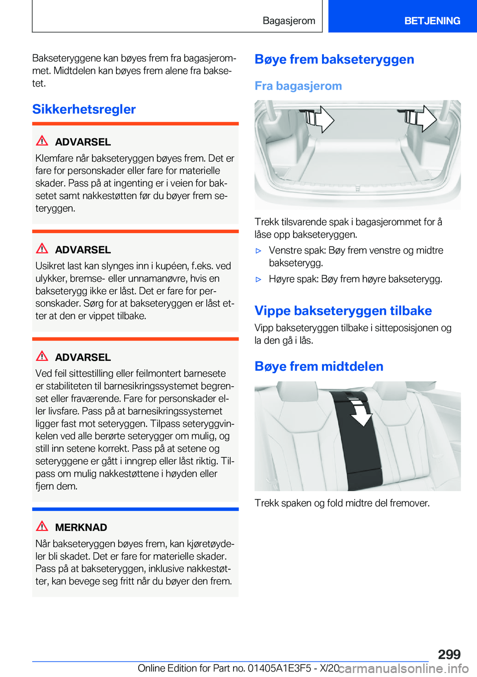 BMW M4 2021  InstruksjonsbØker (in Norwegian) �B�a�k�s�e�t�e�r�y�g�g�e�n�e��k�a�n��b�