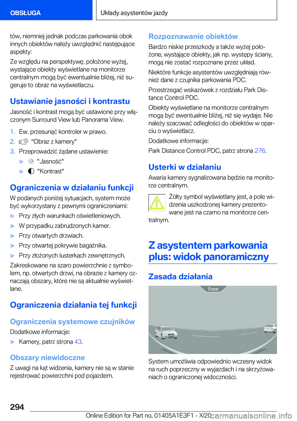 BMW M4 2021  Instrukcja obsługi (in Polish) �t�