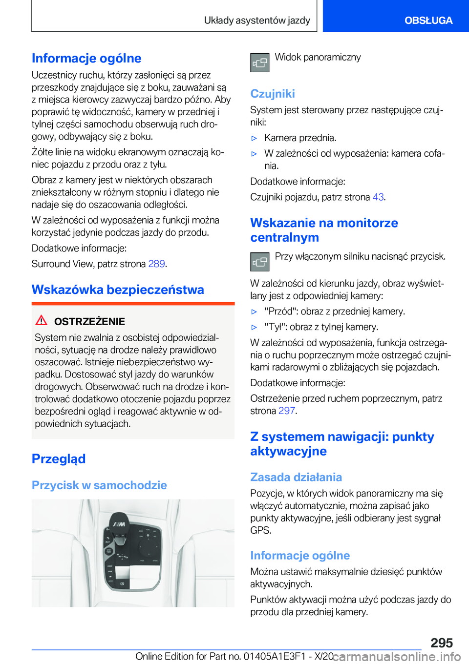 BMW M4 2021  Instrukcja obsługi (in Polish) �I�n�f�o�r�m�a�c�j�e��o�g�