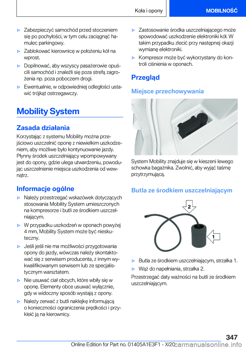 BMW M4 2021  Instrukcja obsługi (in Polish) 'x�Z�a�b�e�z�p�i�e�c�z�y�