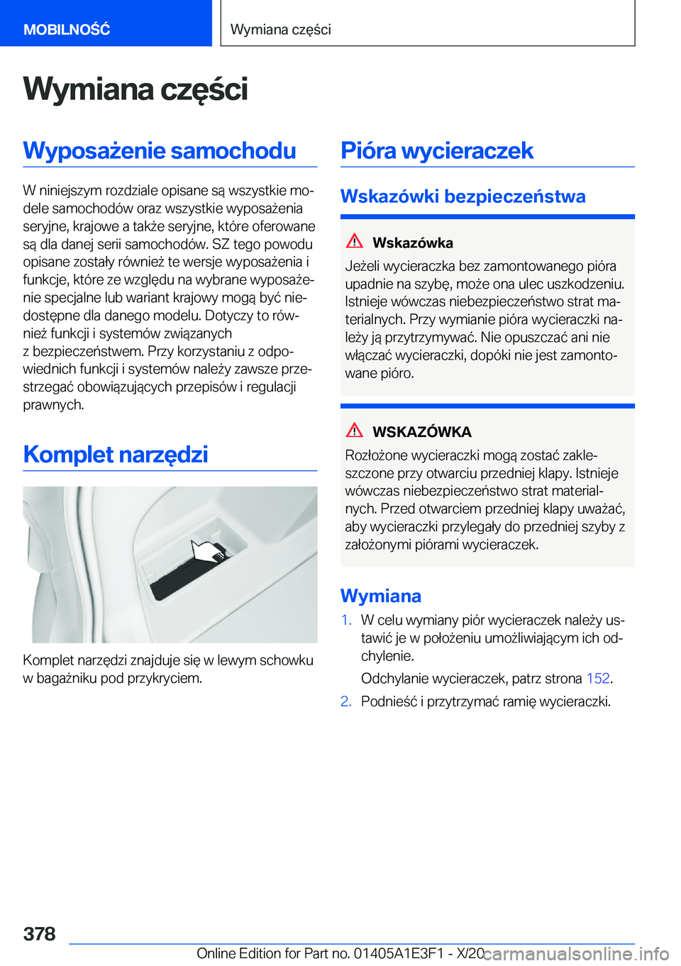 BMW M4 2021  Instrukcja obsługi (in Polish) �W�y�m�i�a�n�a��c�z�