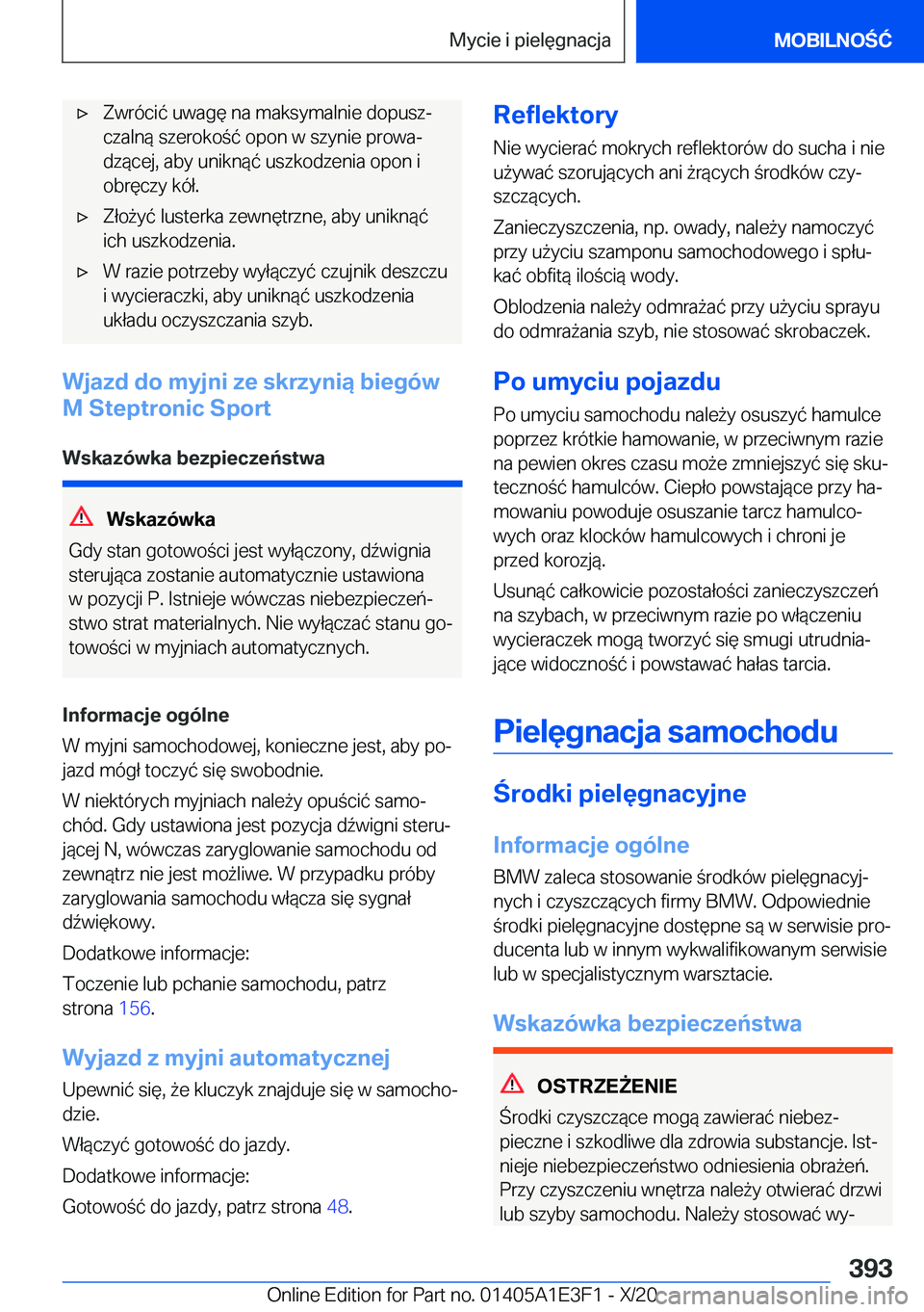 BMW M4 2021  Instrukcja obsługi (in Polish) 'x�Z�w�r�