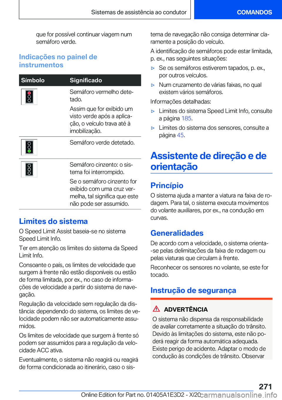 BMW M4 2021  Manual do condutor (in Portuguese) �q�u�e��f�o�r��p�o�s�s�