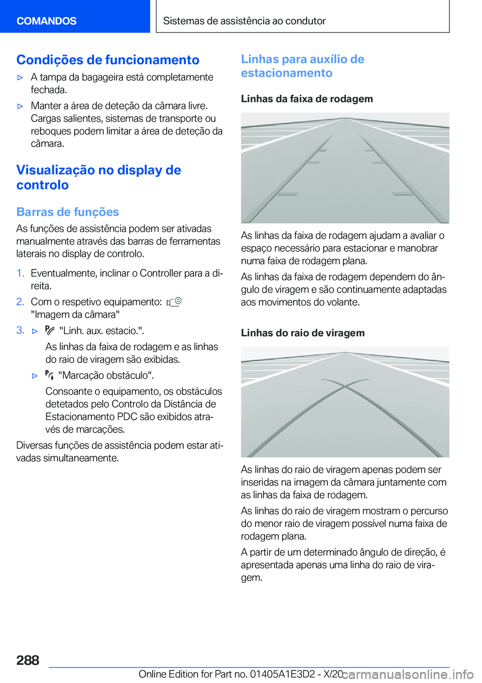 BMW M4 2021  Manual do condutor (in Portuguese) �C�o�n�d�i�