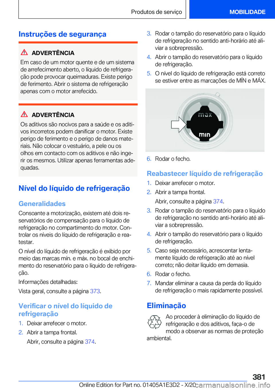 BMW M4 2021  Manual do condutor (in Portuguese) �I�n�s�t�r�u�