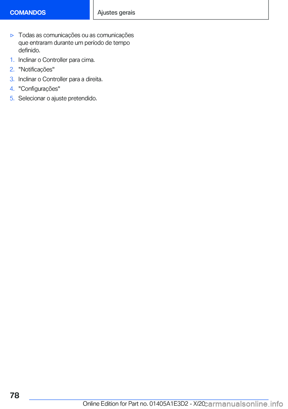 BMW M4 2021  Manual do condutor (in Portuguese) 'x�T�o�d�a�s��a�s��c�o�m�u�n�i�c�a�