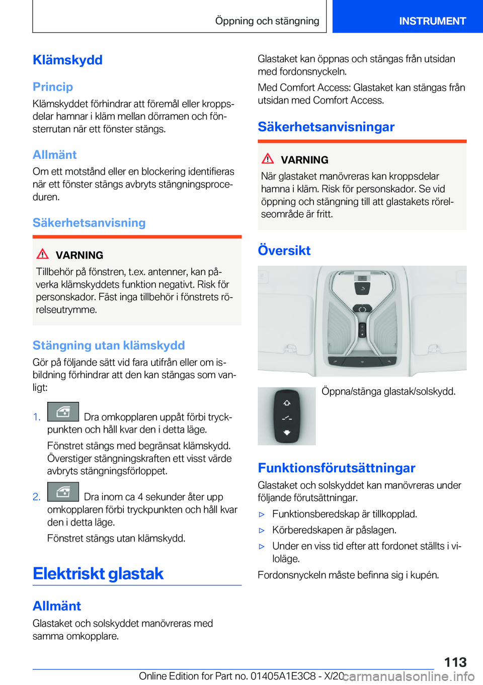 BMW M4 2021  InstruktionsbÖcker (in Swedish) �K�l�ä�m�s�k�y�d�d
�P�r�i�n�c�i�p �K�l�ä�m�s�k�y�d�d�e�t��f�