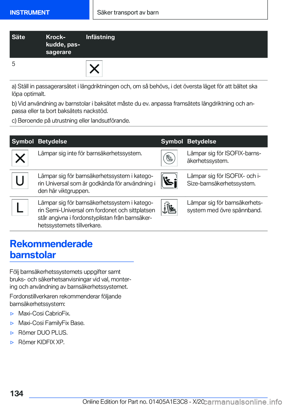 BMW M4 2021  InstruktionsbÖcker (in Swedish) �S�ä�t�e�K�r�o�c�kj
�k�u�d�d�e�,��p�a�sj
�s�a�g�e�r�a�r�e�I�n�f�ä�s�t�n�i�n�g�5�a�)��S�t�ä�l�l��i�n��p�a�s�s�a�g�e�r�a�r�s�ä�t�e�t��i��l�ä�n�g�d�r�i�k�t�n�i�n�g�e�n��o�c�h�,��o�m��s�å