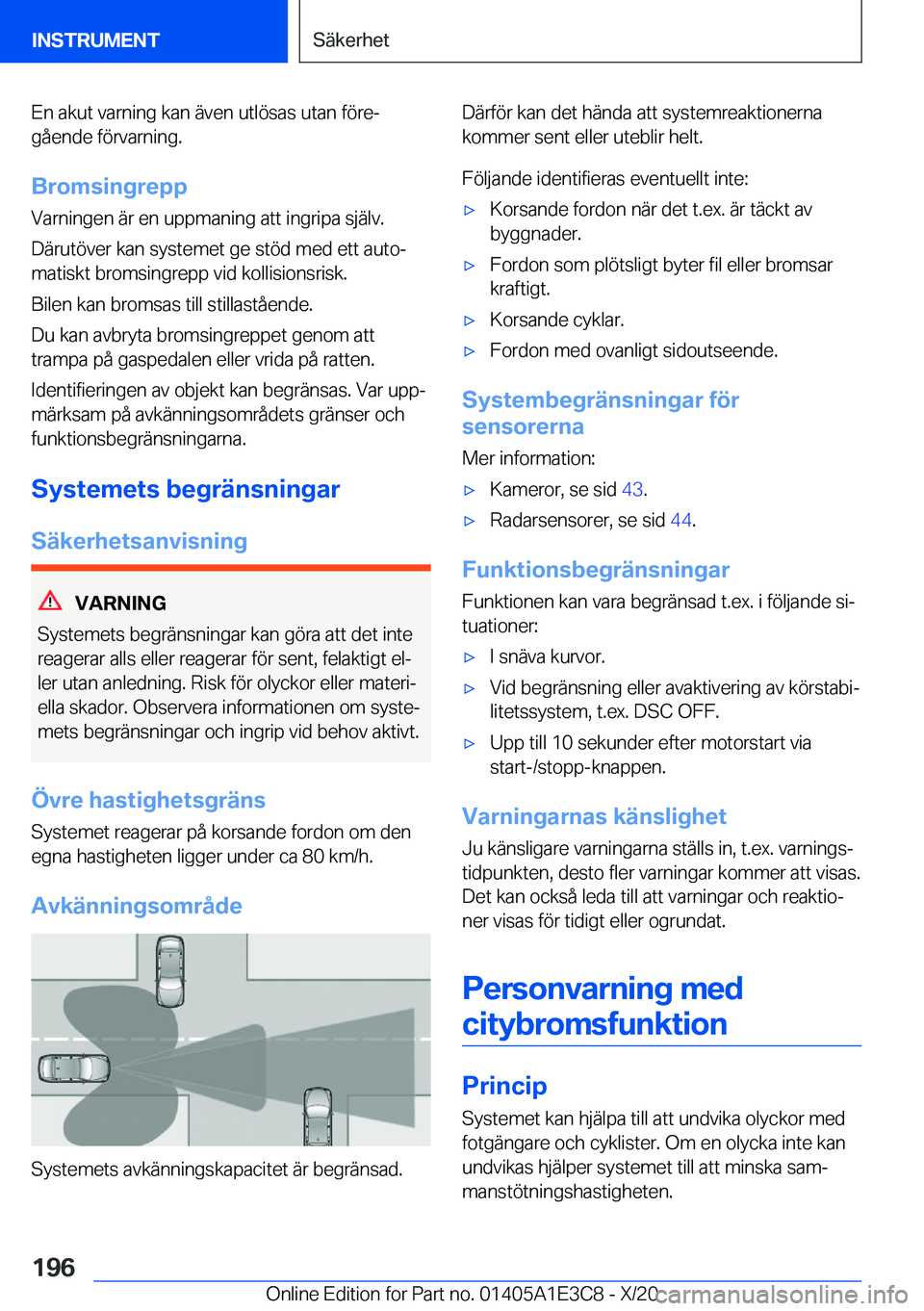 BMW M4 2021  InstruktionsbÖcker (in Swedish) �E�n��a�k�u�t��v�a�r�n�i�n�g��k�a�n��ä�v�e�n��u�t�l�