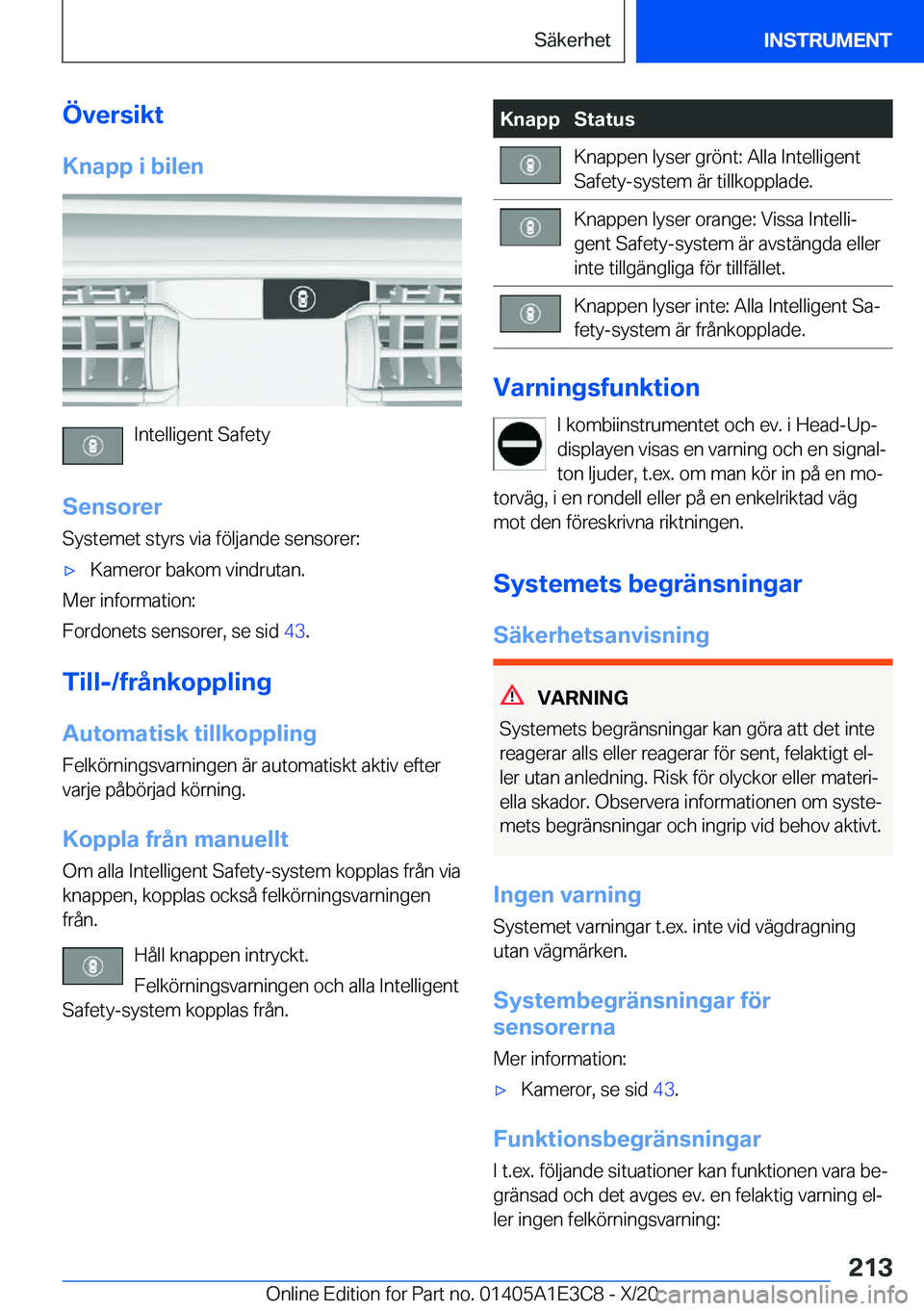 BMW M4 2021  InstruktionsbÖcker (in Swedish) �
