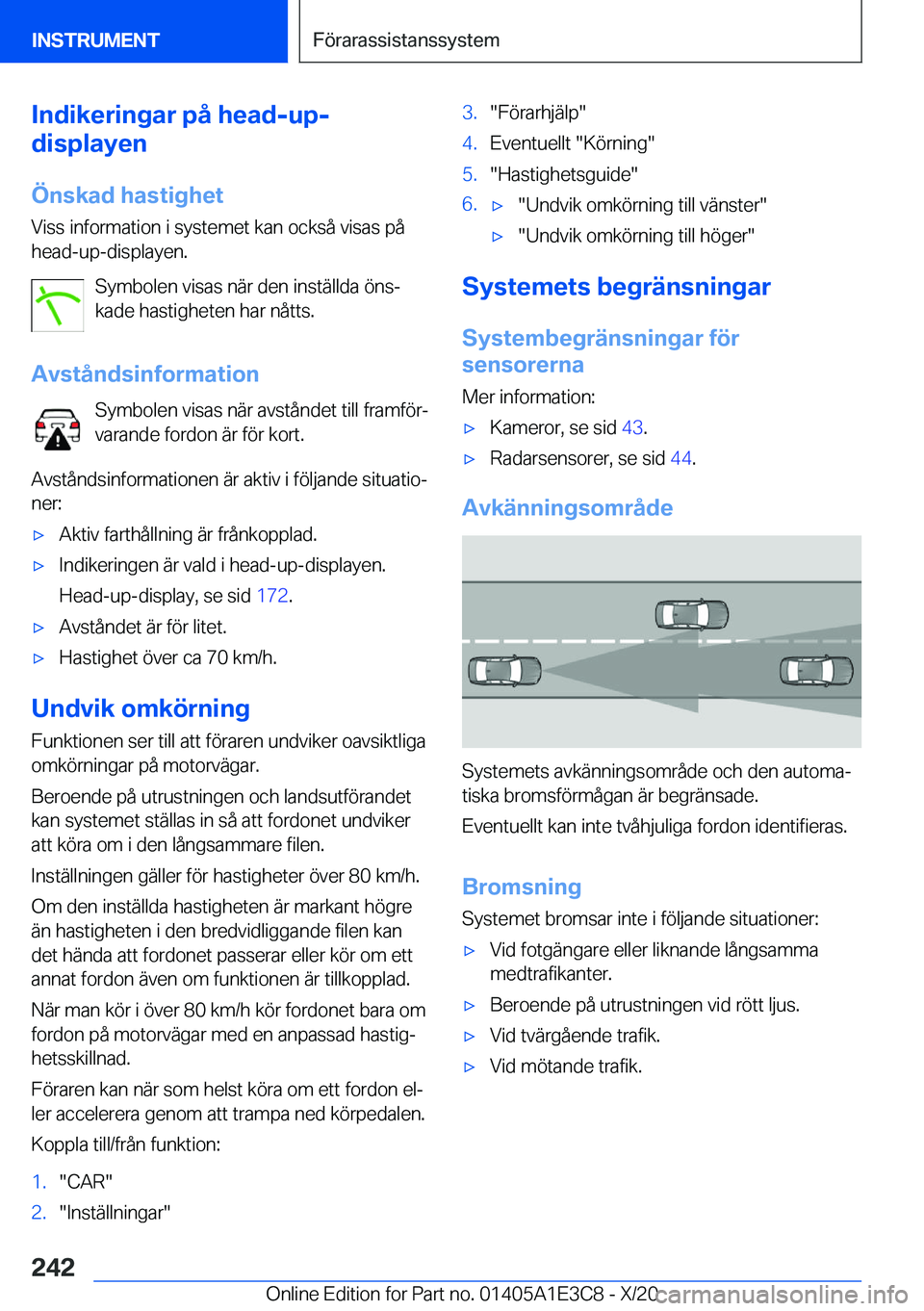 BMW M4 2021  InstruktionsbÖcker (in Swedish) �I�n�d�i�k�e�r�i�n�g�a�r��p�å��h�e�a�d�-�u�p�-
�d�i�s�p�l�a�y�e�n
�
