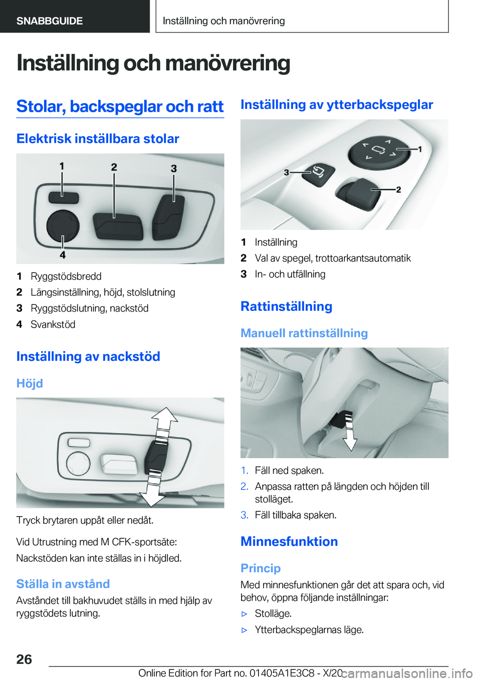 BMW M4 2021  InstruktionsbÖcker (in Swedish) �I�n�s�t�ä�l�l�n�i�n�g��o�c�h��m�a�n�