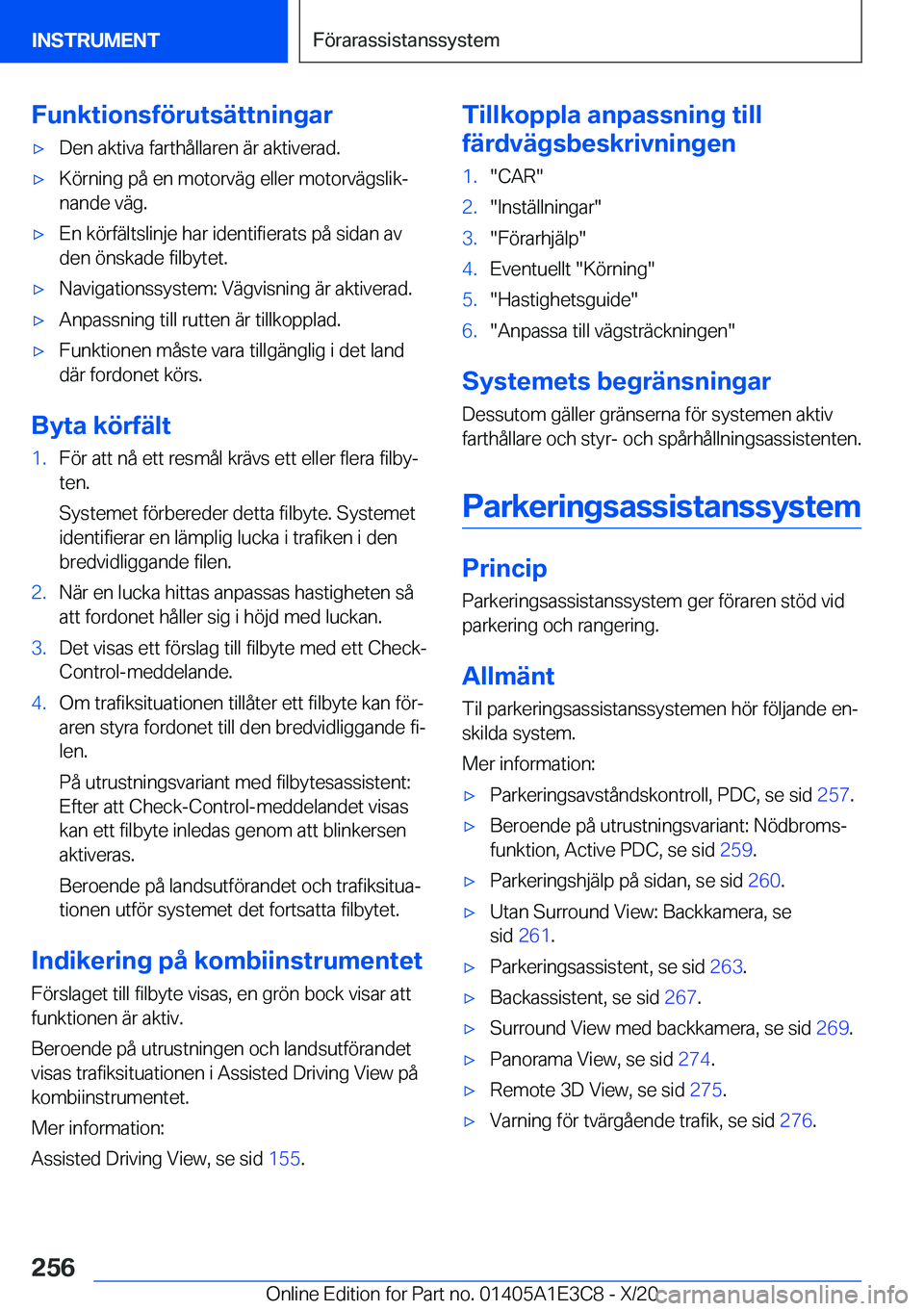 BMW M4 2021  InstruktionsbÖcker (in Swedish) �F�u�n�k�t�i�o�n�s�f�