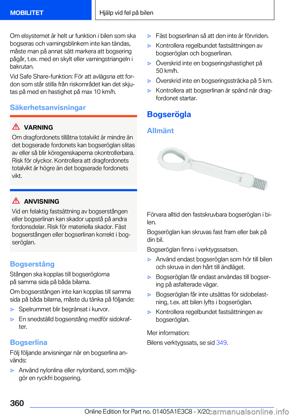 BMW M4 2021  InstruktionsbÖcker (in Swedish) �O�m��e�l�s�y�s�t�e�m�e�t��ä�r��h�e�l�t��u�r��f�u�n�k�t�i�o�n��i��b�i�l�e�n��s�o�m��s�k�a
�b�o�g�s�e�r�a�s��o�c�h��v�a�r�n�i�n�g�s�b�l�i�n�k�e�r�n��i�n�t�e��k�a�n��t�ä�n�d�a�s�,
�m�å�