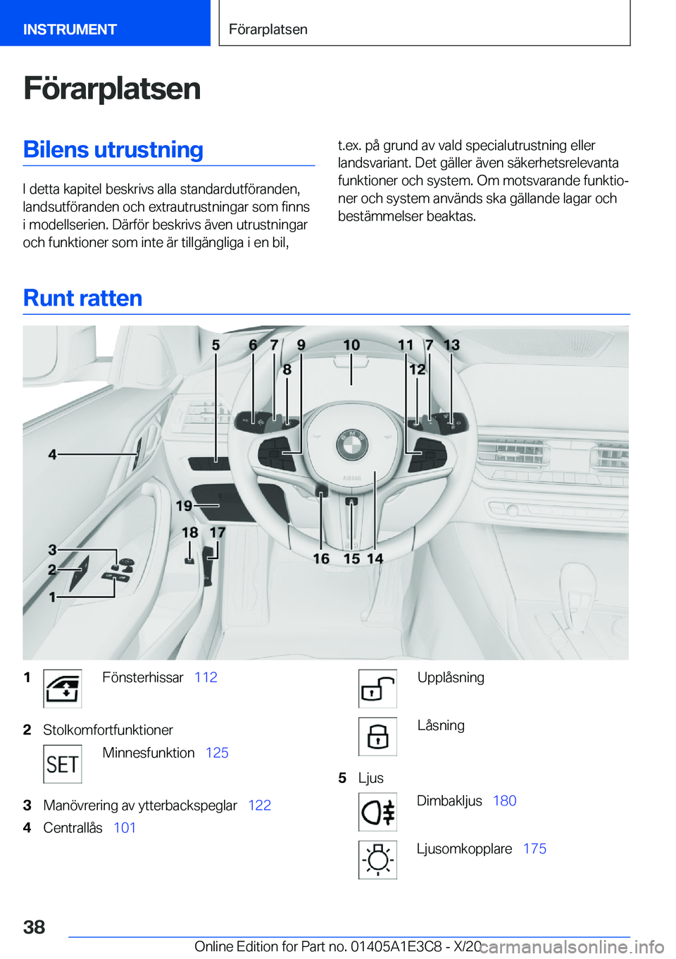 BMW M4 2021  InstruktionsbÖcker (in Swedish) �F�