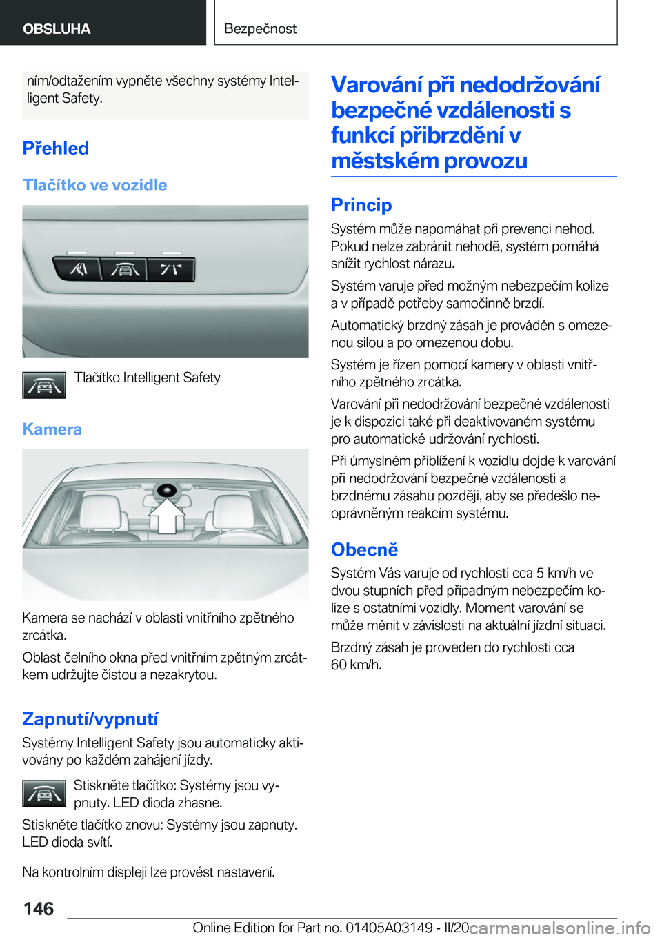 BMW M4 2020  Návod na použití (in Czech) �n�