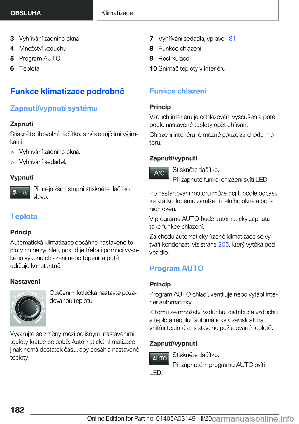 BMW M4 2020  Návod na použití (in Czech) �3�V�y�h�