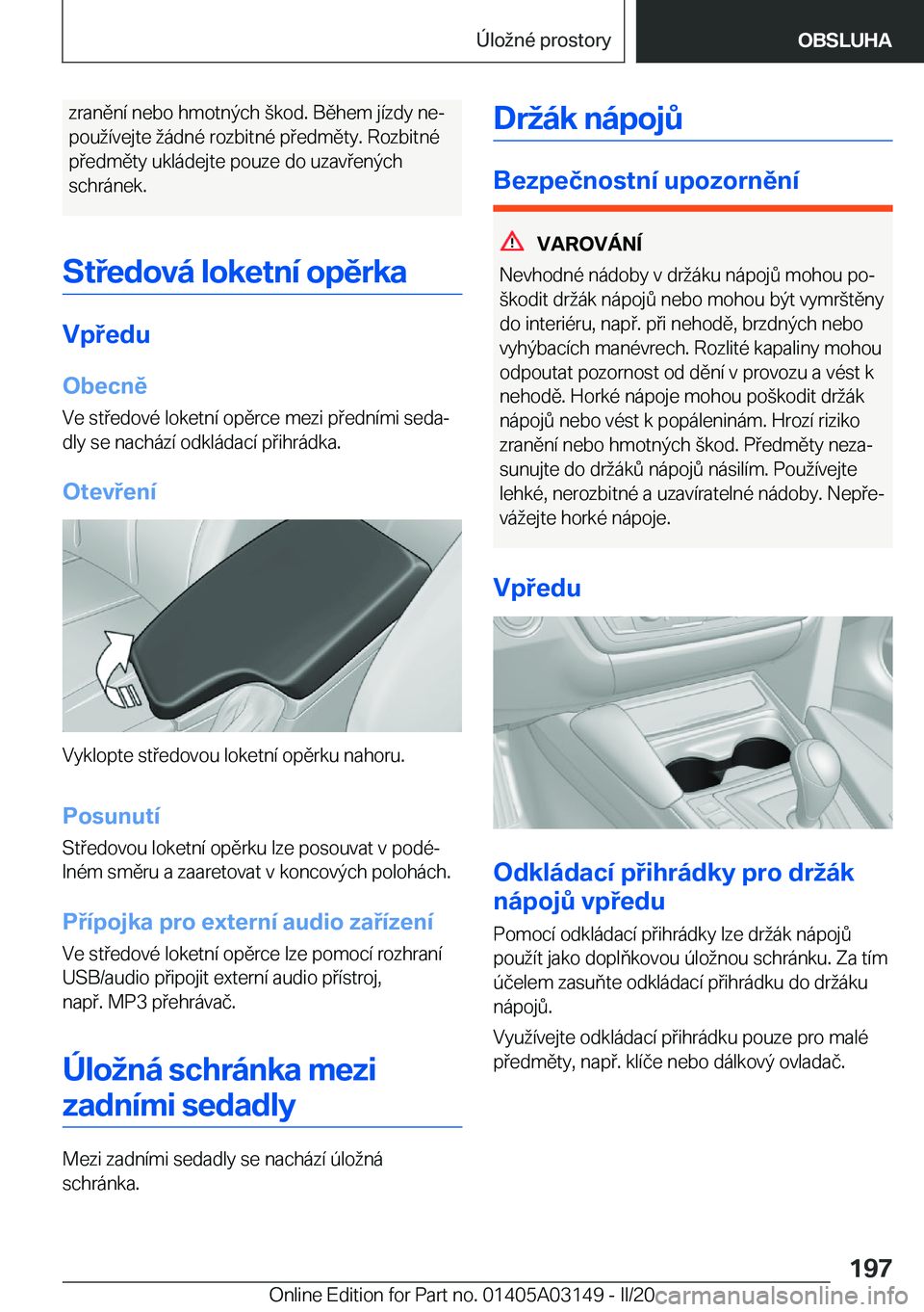 BMW M4 2020  Návod na použití (in Czech) �z�r�a�n�