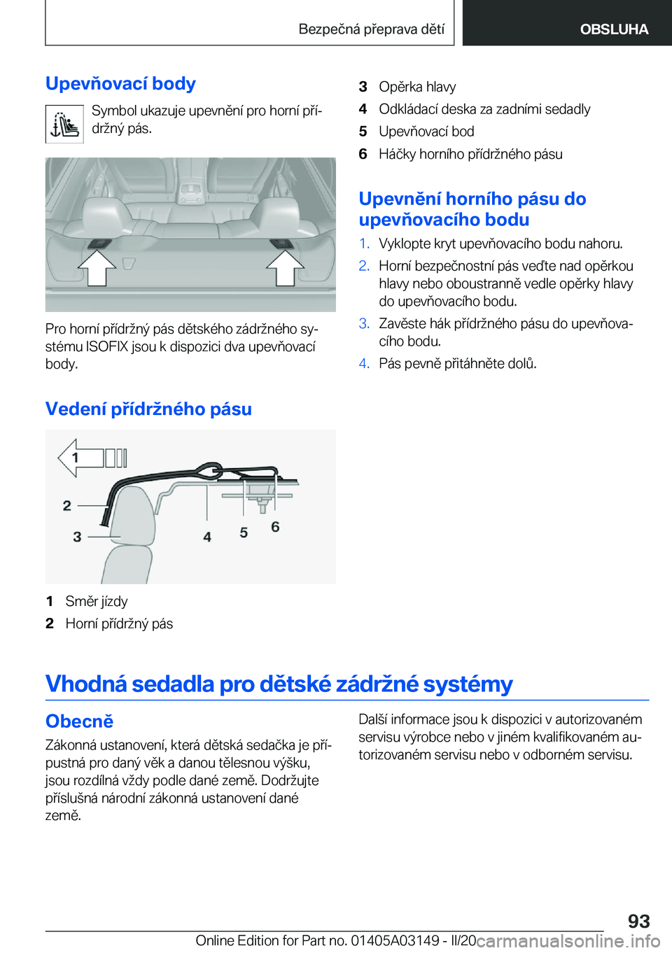 BMW M4 2020  Návod na použití (in Czech) �U�p�e�v�ň�o�v�a�c�