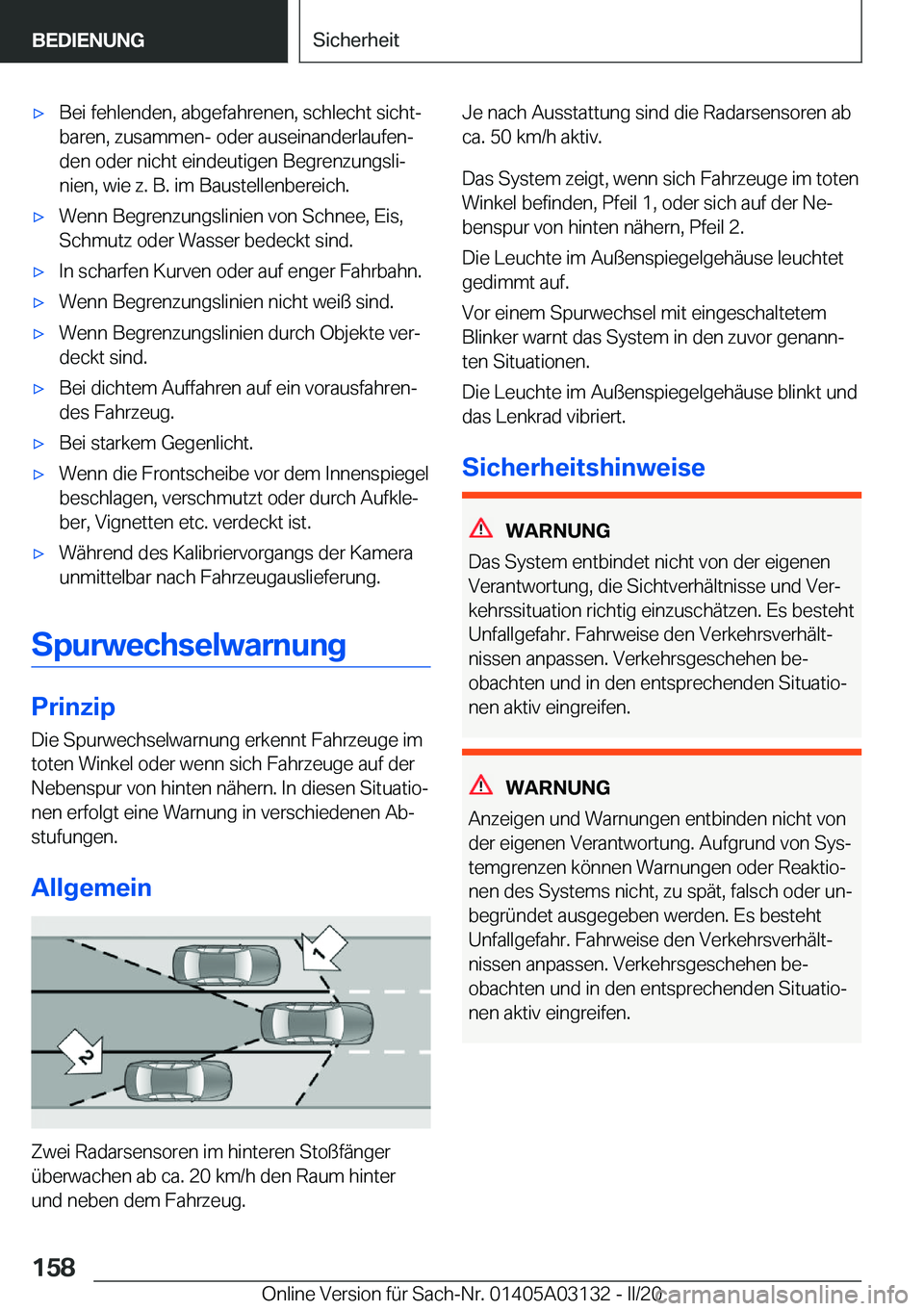 BMW M4 2020  Betriebsanleitungen (in German) 'x�B�e�i��f�e�h�l�e�n�d�e�n�,��a�b�g�e�f�a�h�r�e�n�e�n�,��s�c�h�l�e�c�h�t��s�i�c�h�tj
�b�a�r�e�n�,��z�u�s�a�m�m�e�n�-��o�d�e�r��a�u�s�e�i�n�a�n�d�e�r�l�a�u�f�e�nj �d�e�n��o�d�e�r��n�i�c