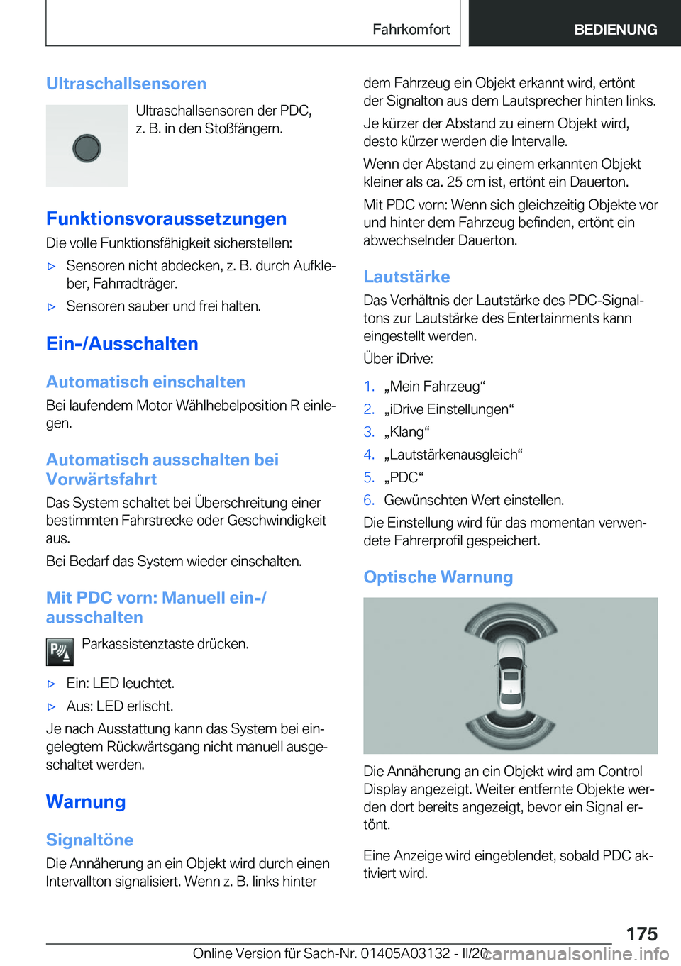 BMW M4 2020  Betriebsanleitungen (in German) �U�l�t�r�a�s�c�h�a�l�l�s�e�n�s�o�r�e�n�U�l�t�r�a�s�c�h�a�l�l�s�e�n�s�o�r�e�n��d�e�r��P�D�C�,
�z�.��B�.��i�n��d�e�n��S�t�o�