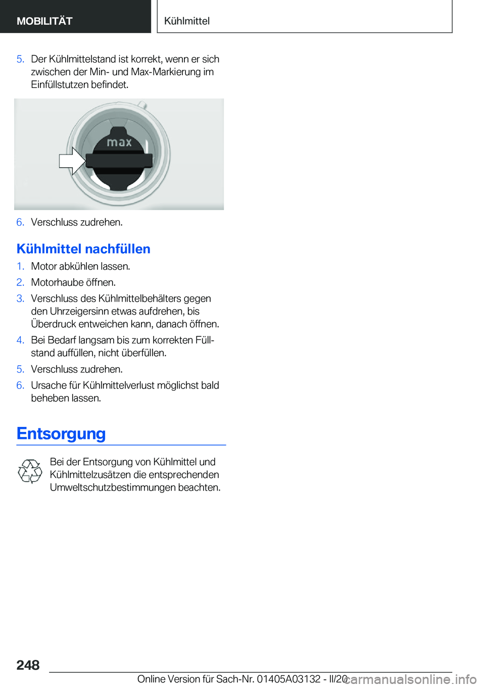 BMW M4 2020  Betriebsanleitungen (in German) �5�.�D�e�r��K�