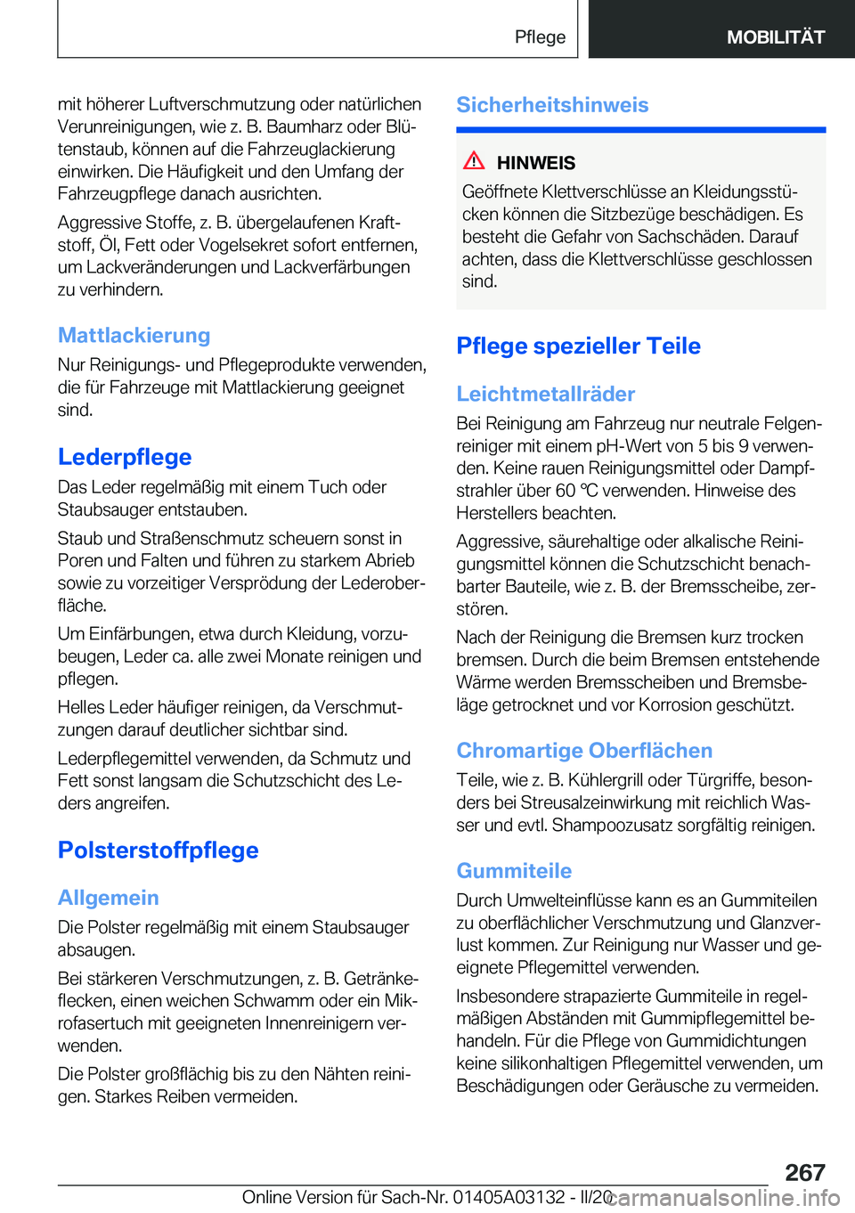 BMW M4 2020  Betriebsanleitungen (in German) �m�i�t��h�