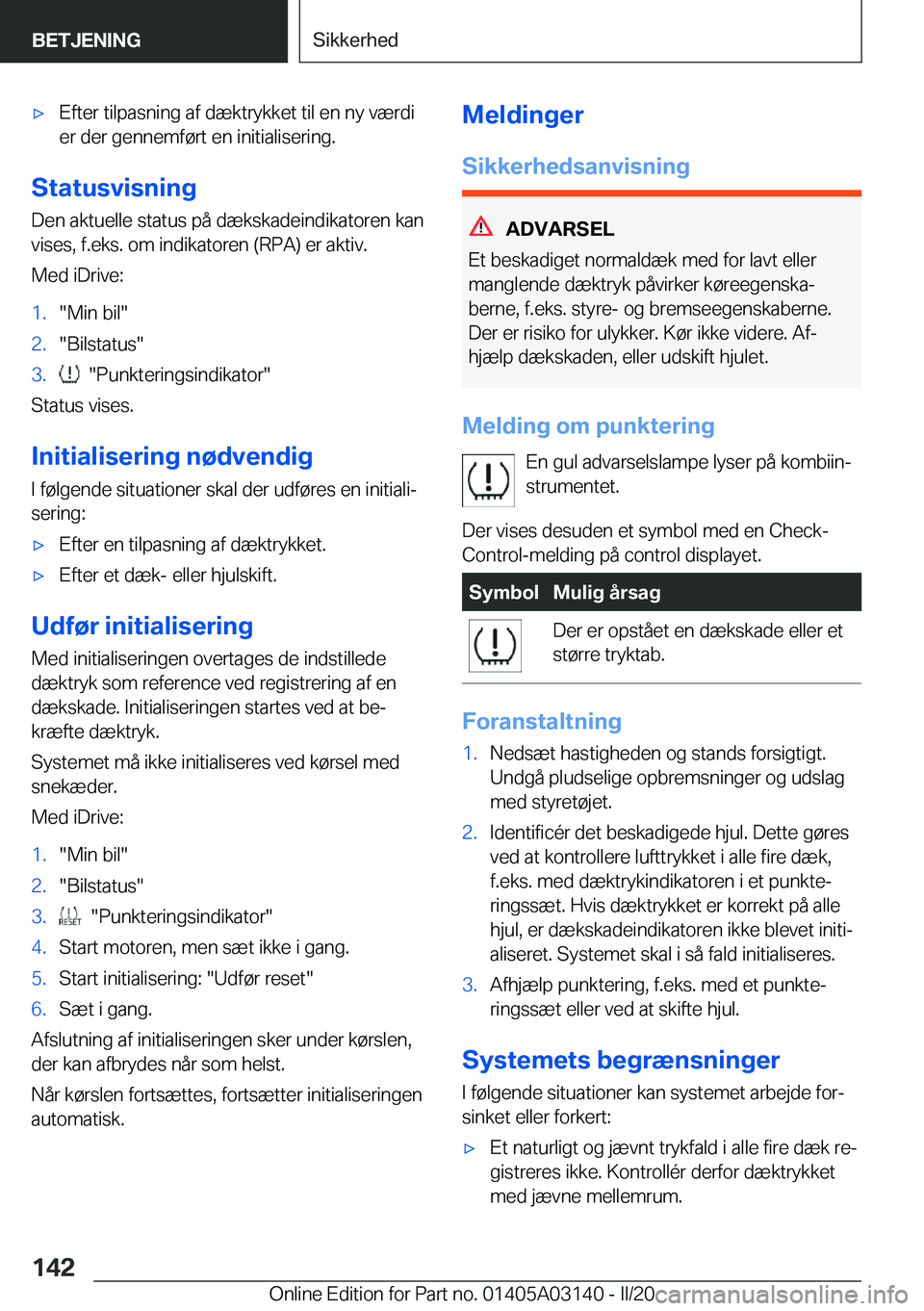 BMW M4 2020  InstruktionsbØger (in Danish) 'x�E�f�t�e�r��t�i�l�p�a�s�n�i�n�g��a�f��d�æ�k�t�r�y�k�k�e�t��t�i�l��e�n��n�y��v�æ�r�d�i
�e�r��d�e�r��g�e�n�n�e�m�f�