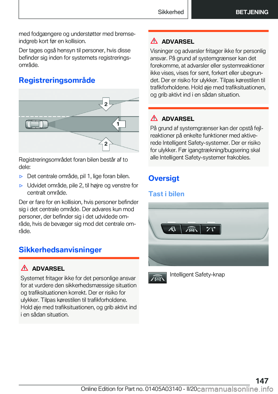 BMW M4 2020  InstruktionsbØger (in Danish) �m�e�d��f�o�d�g�æ�n�g�e�r�e��o�g��u�n�d�e�r�s�t�