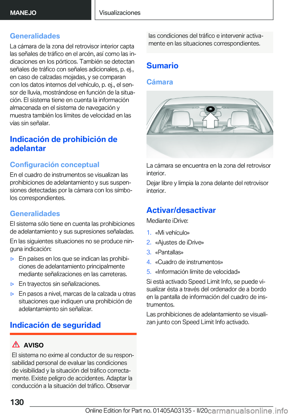 BMW M4 2020  Manuales de Empleo (in Spanish) �G�e�n�e�r�a�l�i�d�a�d�e�s
�L�a��c�