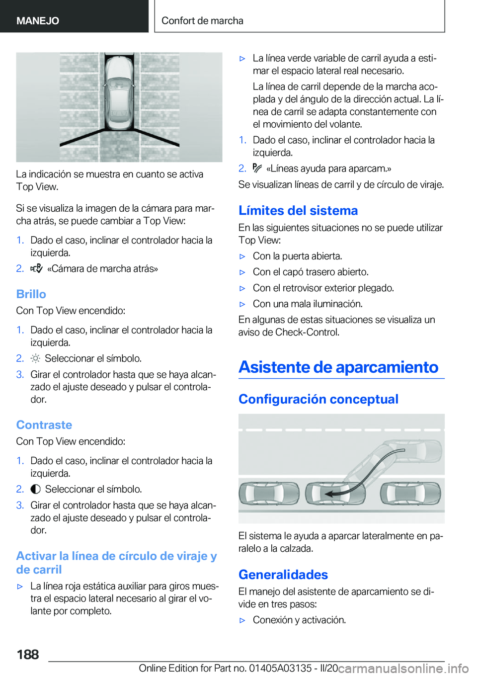 BMW M4 2020  Manuales de Empleo (in Spanish) �L�a��i�n�d�i�c�a�c�i�
