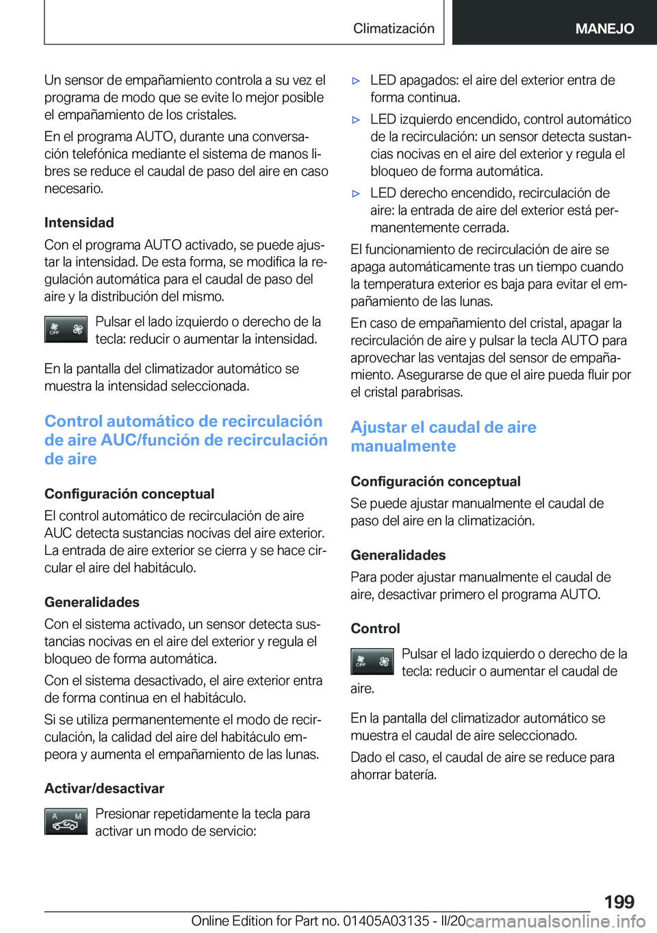 BMW M4 2020  Manuales de Empleo (in Spanish) �U�n��s�e�n�s�o�r��d�e��e�m�p�a�