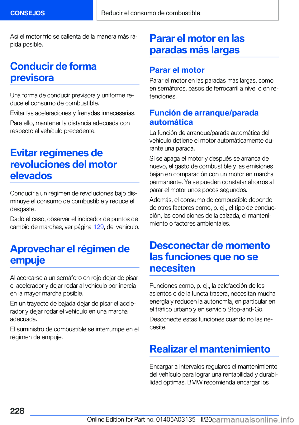BMW M4 2020  Manuales de Empleo (in Spanish) �A�s�