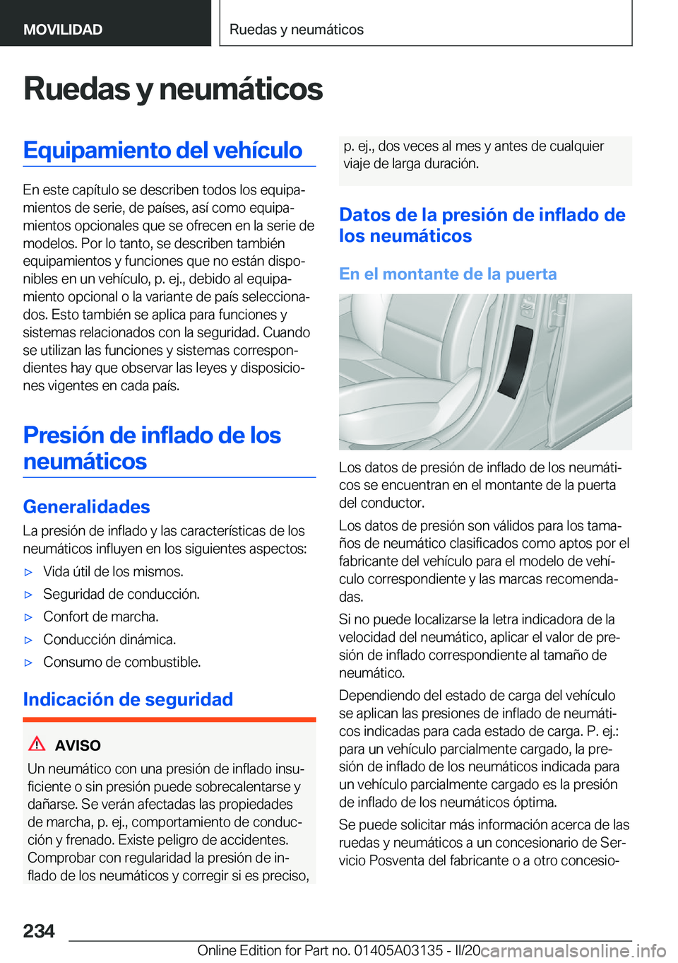 BMW M4 2020  Manuales de Empleo (in Spanish) �R�u�e�d�a�s��y��n�e�u�m�