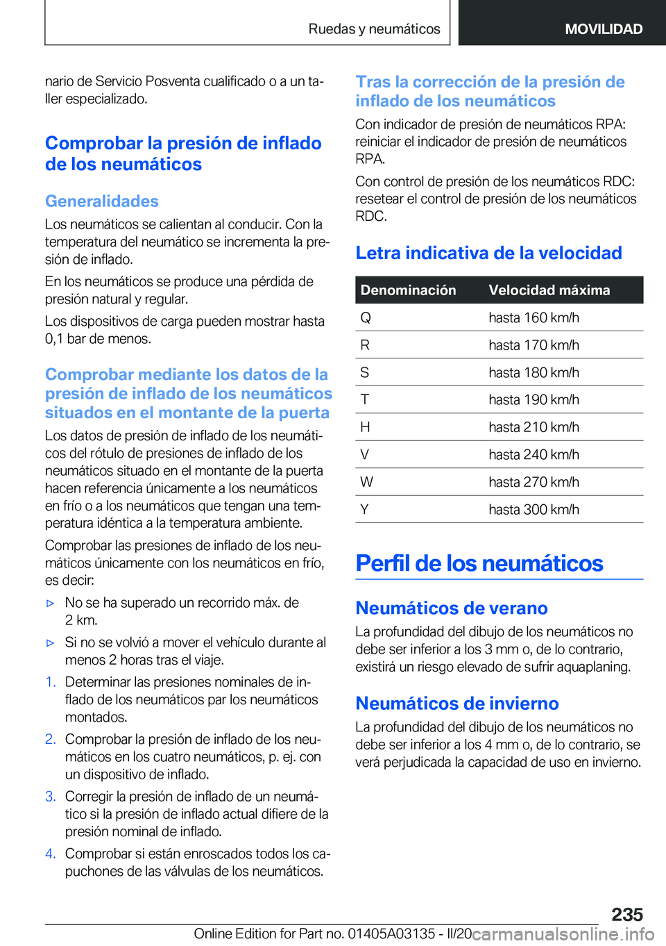 BMW M4 2020  Manuales de Empleo (in Spanish) �n�a�r�i�o��d�e��S�e�r�v�i�c�i�o��P�o�s�v�e�n�t�a��c�u�a�l�i�f�i�c�a�d�o��o��a��u�n��t�aª�l�l�e�r��e�s�p�e�c�i�a�l�i�z�a�d�o�.
�C�o�m�p�r�o�b�a�r��l�a��p�r�e�s�i�