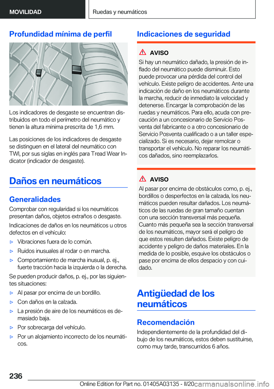 BMW M4 2020  Manuales de Empleo (in Spanish) �P�r�o�f�u�n�d�i�d�a�d��m�