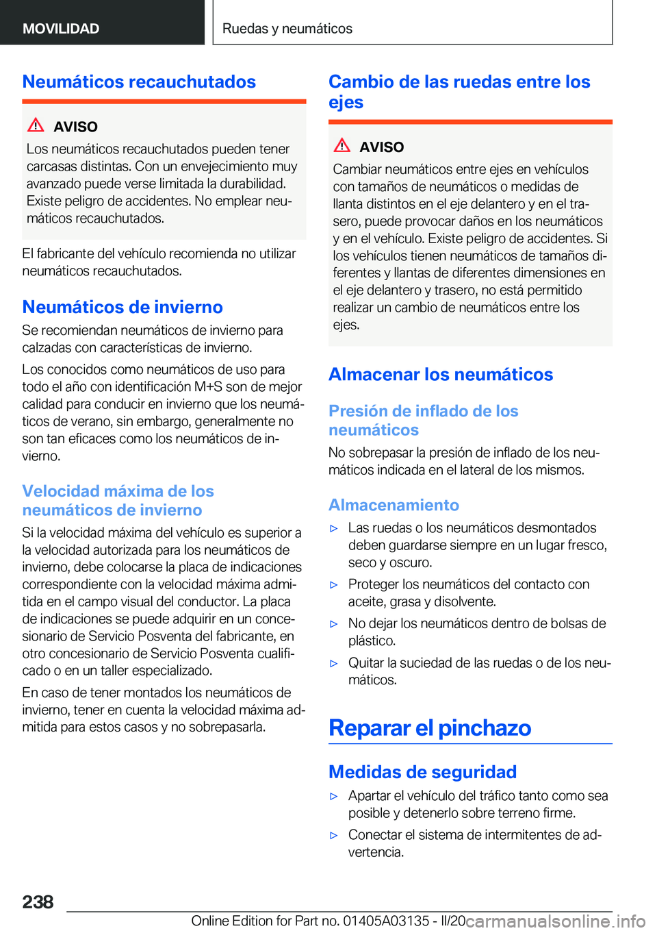 BMW M4 2020  Manuales de Empleo (in Spanish) �N�e�u�m�