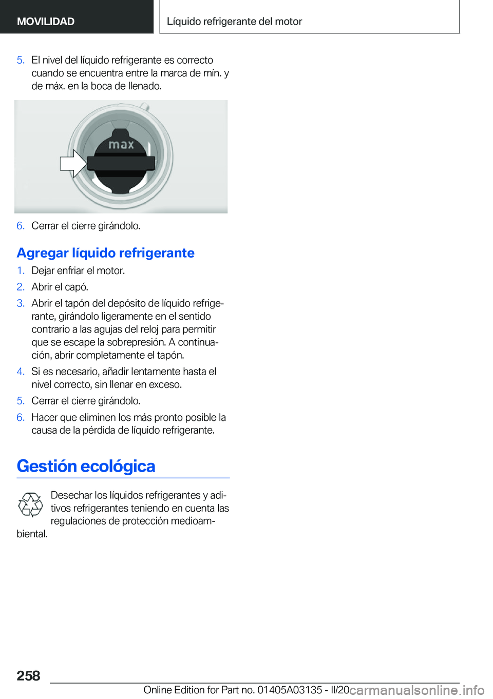 BMW M4 2020  Manuales de Empleo (in Spanish) �5�.�E�l��n�i�v�e�l��d�e�l��l�