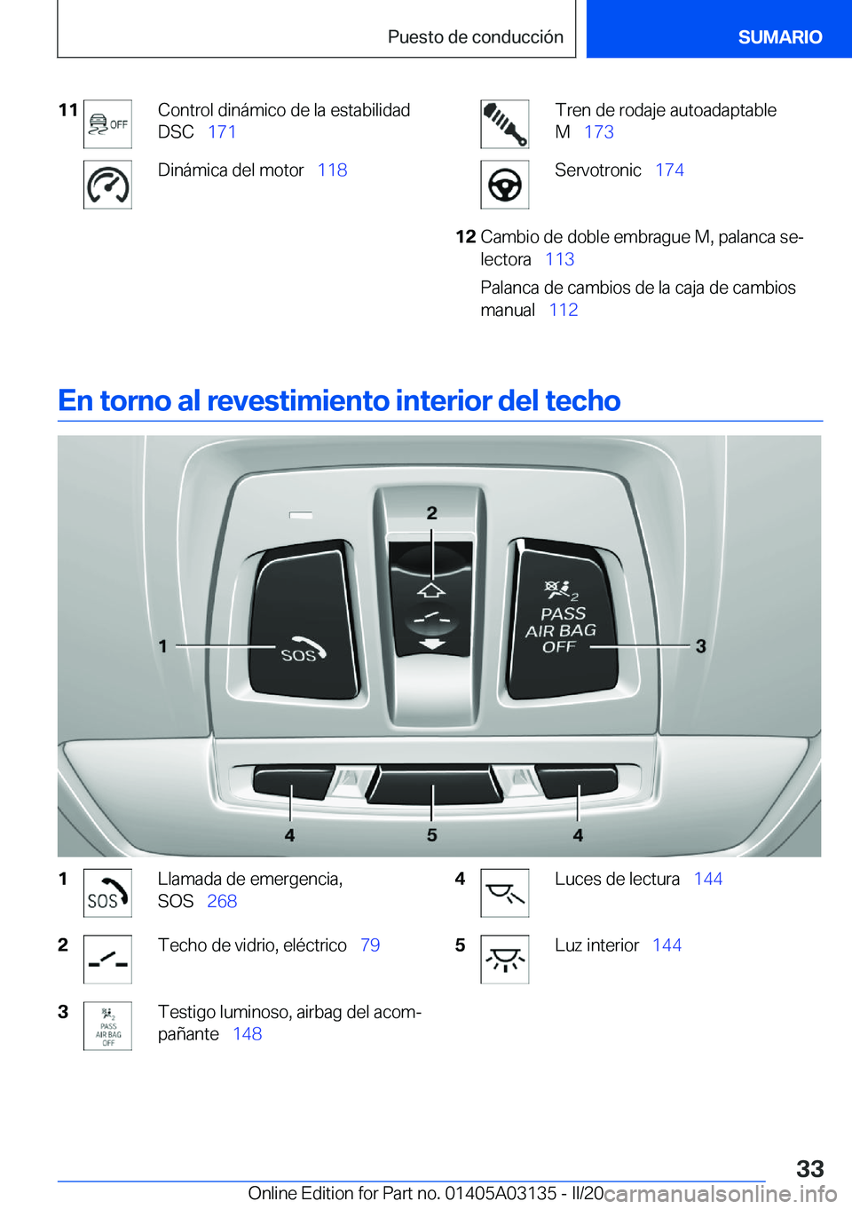 BMW M4 2020  Manuales de Empleo (in Spanish) �1�1�C�o�n�t�r�o�l��d�i�n�