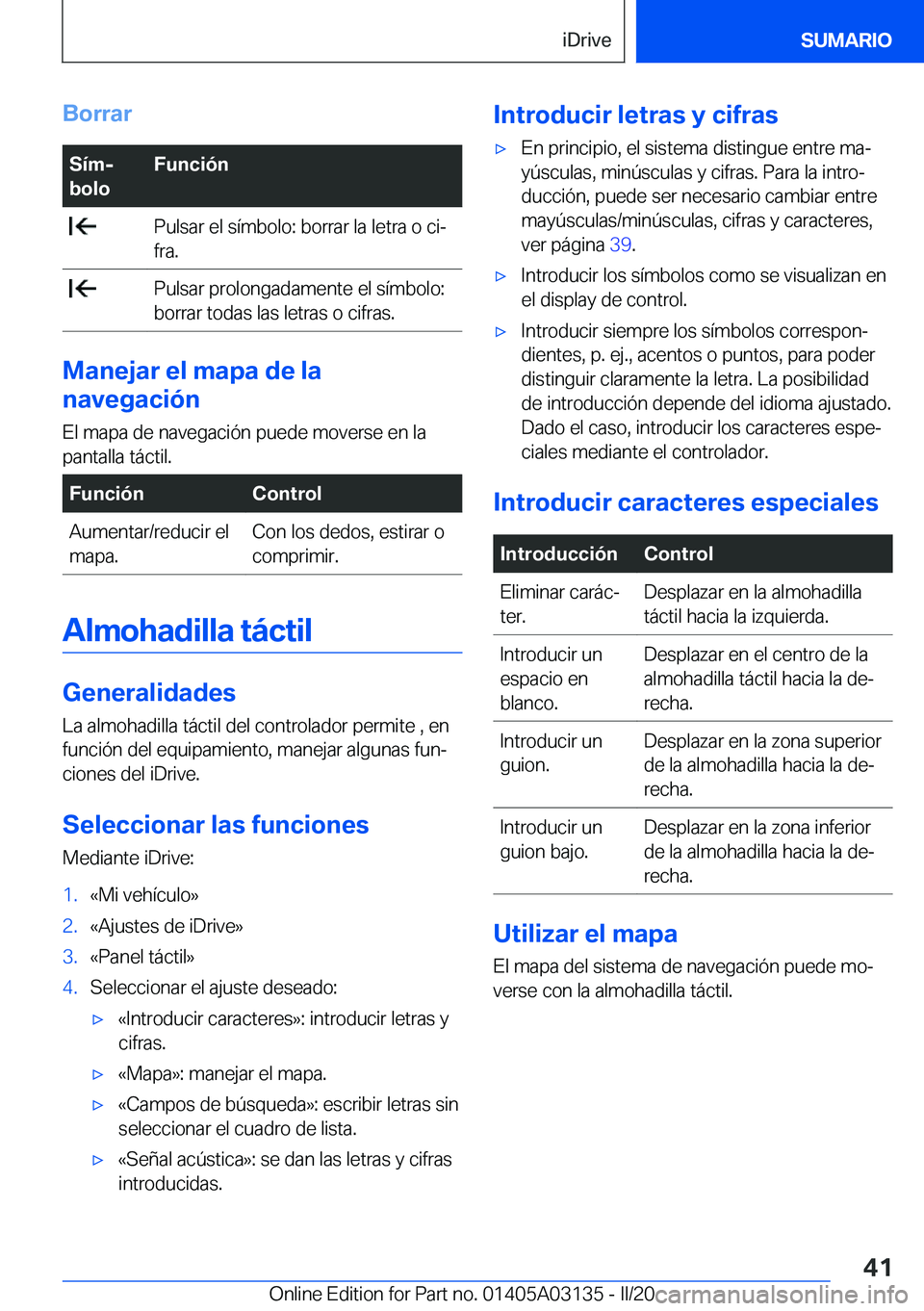 BMW M4 2020  Manuales de Empleo (in Spanish) �B�o�r�r�a�r�S�
