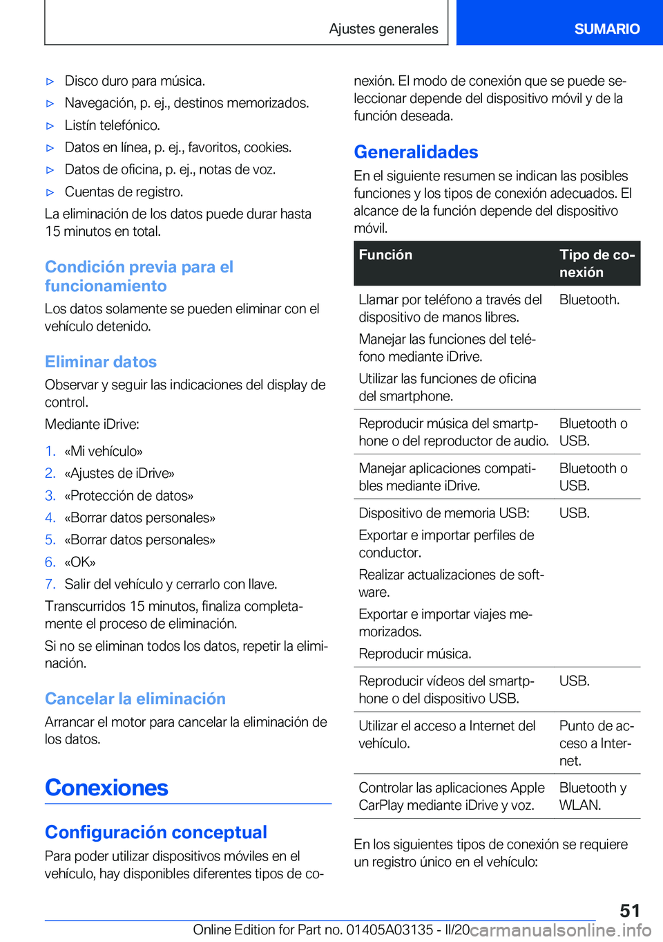 BMW M4 2020  Manuales de Empleo (in Spanish) x�D�i�s�c�o��d�u�r�o��p�a�r�a��m�