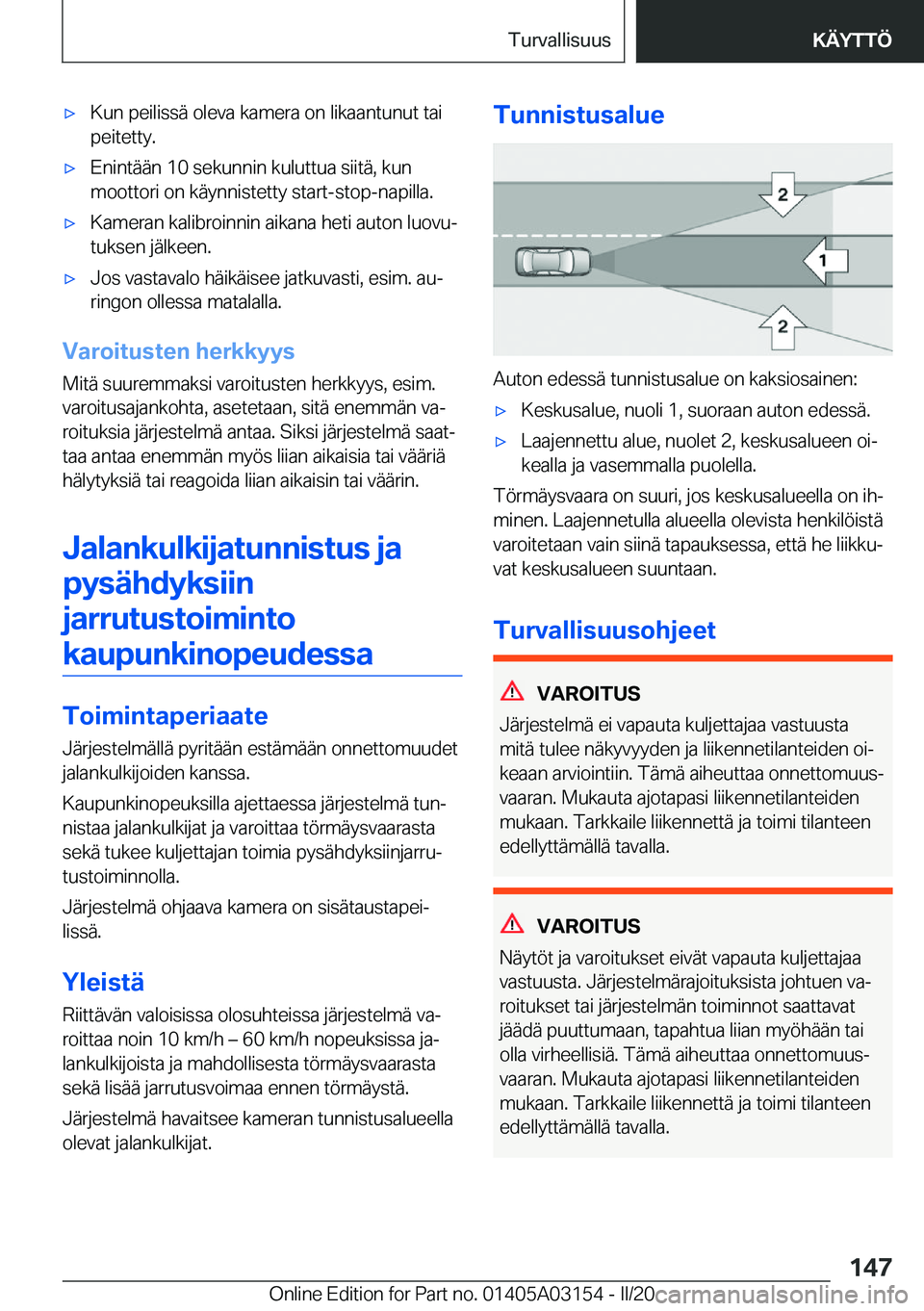 BMW M4 2020  Omistajan Käsikirja (in Finnish) 'x�K�u�n��p�e�i�l�i�s�s�