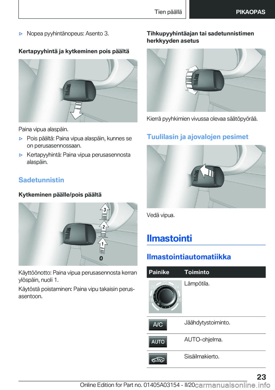 BMW M4 2020  Omistajan Käsikirja (in Finnish) 'x�N�o�p�e�a��p�y�y�h�i�n�t�