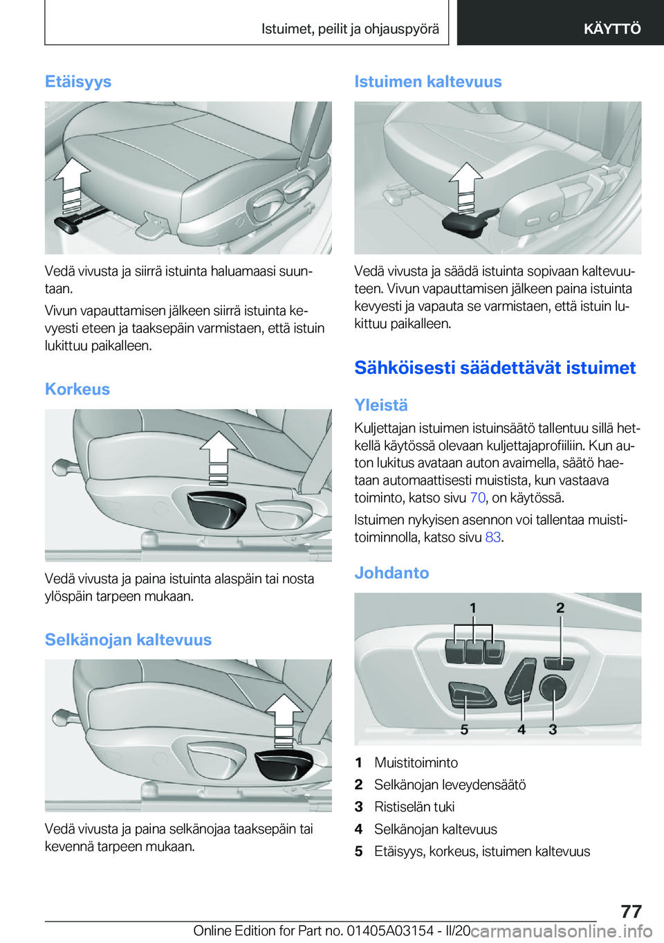 BMW M4 2020  Omistajan Käsikirja (in Finnish) �E�t�